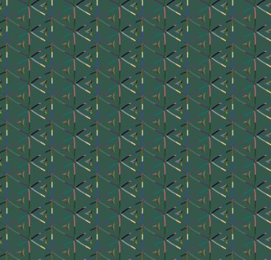 Geometrik şekilli kusursuz desen vektör çizimi