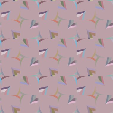 Modern geometrik vektör tasarımı, kusursuz desen çizimi