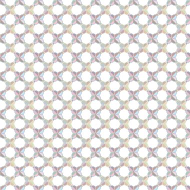 Geometrik şekilli kusursuz desen vektör çizimi