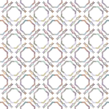 Geometrik şekilli kusursuz desen vektör çizimi