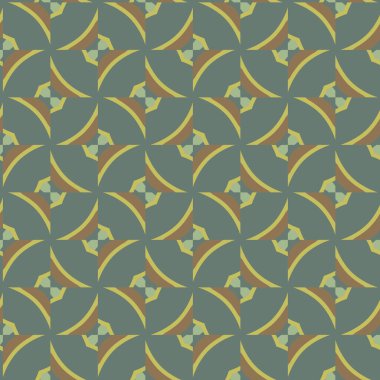 Modern geometrik vektör tasarımı, kusursuz desen çizimi