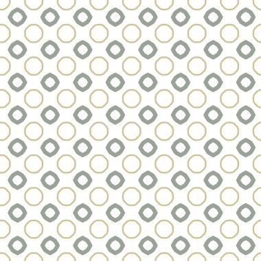Geometrik şekilli kusursuz desen vektör çizimi