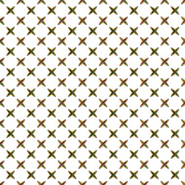 Geometrik şekilli kusursuz desen vektör çizimi