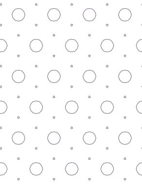 Geometrik şekilli kusursuz desen vektör çizimi