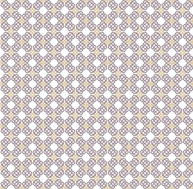 Geometrik şekilli kusursuz desen vektör çizimi