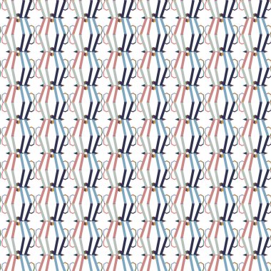 Modern geometrik vektör tasarımı, kusursuz desen çizimi