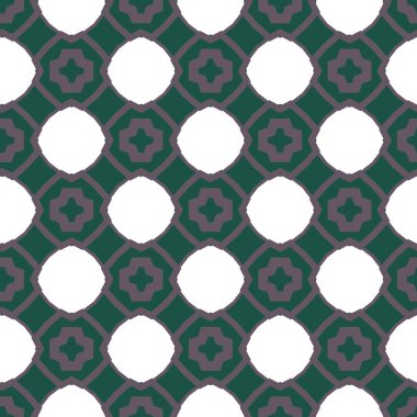 Geometrik şekilli kusursuz desen vektör çizimi