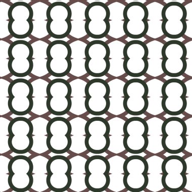 Geometrik şekilli kusursuz desen vektör çizimi