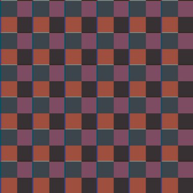 Geometrik şekilli kusursuz desen vektör çizimi