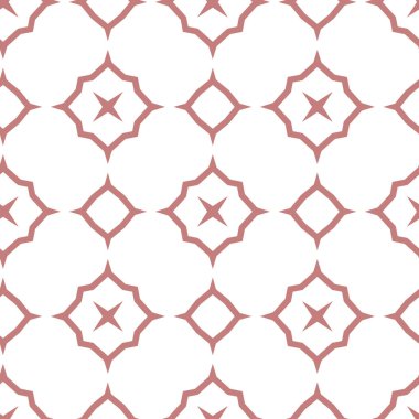 Geometrik şekilli kusursuz desen vektör çizimi