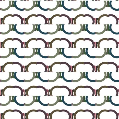 Modern geometrik vektör tasarımı, kusursuz desen çizimi