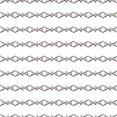Geometrik şekilli kusursuz desen vektör çizimi