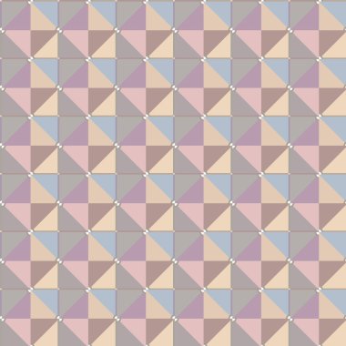 Geometrik şekilli kusursuz desen vektör çizimi