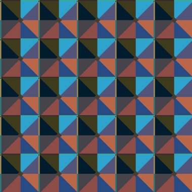 Modern geometrik vektör tasarımı, kusursuz desen çizimi