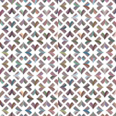 Geometrik şekilli kusursuz desen vektör çizimi