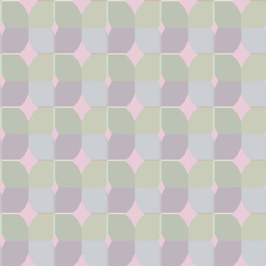 Geometrik şekilli kusursuz desen vektör çizimi