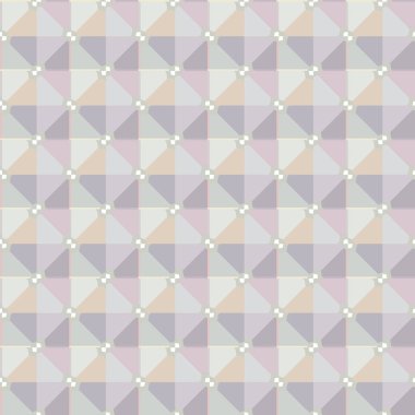 Geometrik şekilli kusursuz desen vektör çizimi