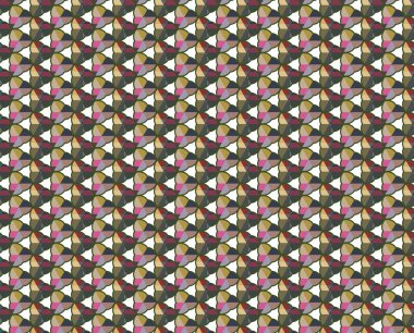 Geometrik şekilli kusursuz desen vektör çizimi