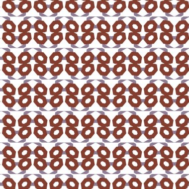 Geometrik şekilli kusursuz desen vektör çizimi