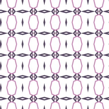 Geometrik şekilli kusursuz desen vektör çizimi