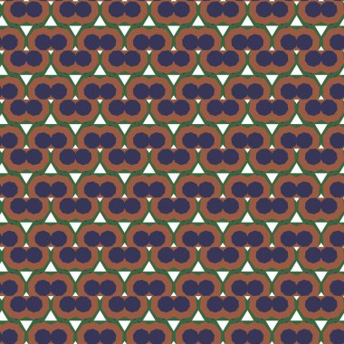 Modern geometrik vektör tasarımı, kusursuz desen çizimi