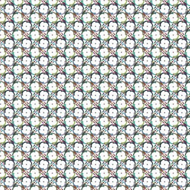 Geometrik şekilli kusursuz desen vektör çizimi