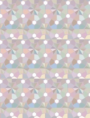 Geometrik şekilli kusursuz desen vektör çizimi