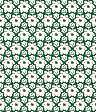 Geometrik şekilli kusursuz desen vektör çizimi