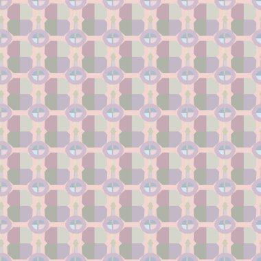 Modern geometrik vektör tasarımı, kusursuz desen çizimi