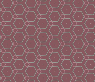 Modern geometrik vektör tasarımı, kusursuz desen çizimi