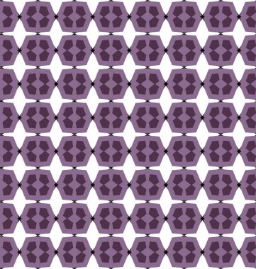 Modern geometrik vektör tasarımı, kusursuz desen çizimi