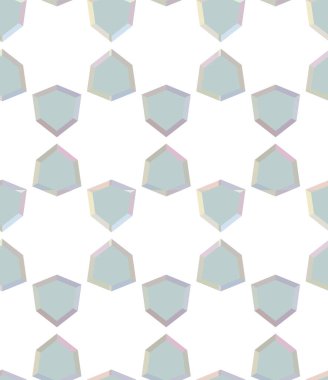 Geometrik şekilli kusursuz desen vektör çizimi