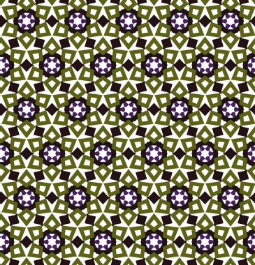 Modern geometrik vektör tasarımı, kusursuz desen çizimi