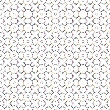 Geometrik şekilli kusursuz desen vektör çizimi