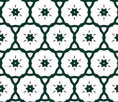 Modern geometrik vektör tasarımı, kusursuz desen çizimi