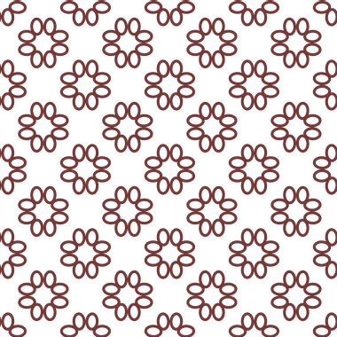 Modern geometrik vektör tasarımı, kusursuz desen çizimi