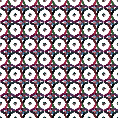 modern geometrik vektör tasarımı, kusursuz desen 