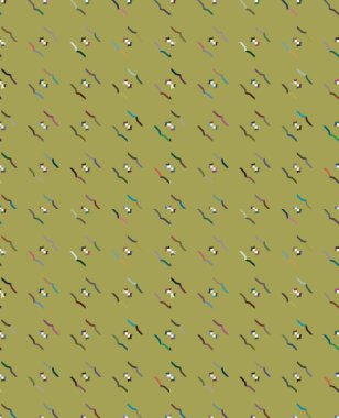 Geometrik şekilli kusursuz desen vektör çizimi