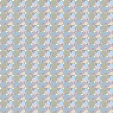 Geometrik şekilli kusursuz desen vektör çizimi