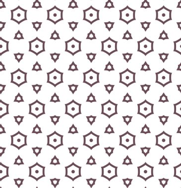 Geometrik şekilli kusursuz desen vektör çizimi