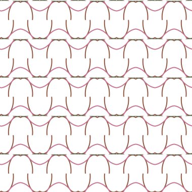 Modern geometrik vektör tasarımı, kusursuz desen çizimi