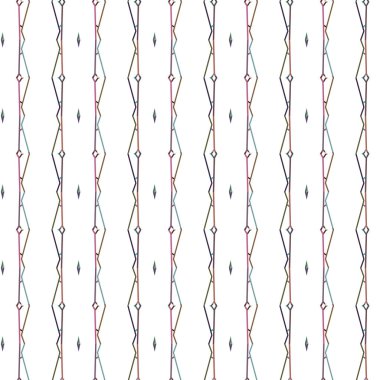 Modern geometrik vektör tasarımı, kusursuz desen çizimi