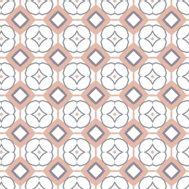 Modern geometrik vektör tasarımı, kusursuz desen çizimi