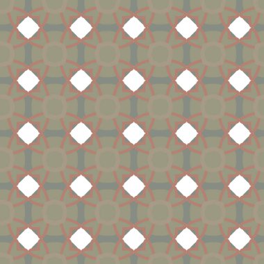 Geometrik şekilli kusursuz desen vektör çizimi