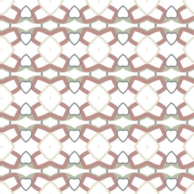 Geometrik şekilli kusursuz desen vektör çizimi