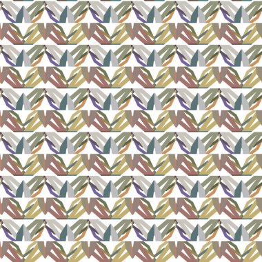 Geometrik şekilli kusursuz desen vektör çizimi