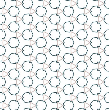 Modern geometrik vektör tasarımı, kusursuz desen çizimi