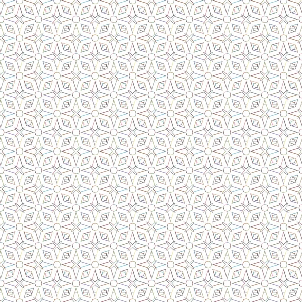 Seamless Pattern Geometric Shapes Vector Illustration — Stock Vector