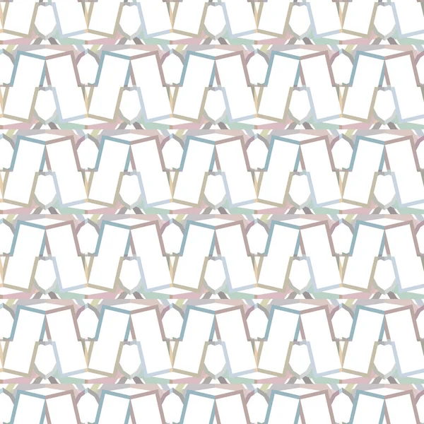 Geometrik şekilli kusursuz desen vektör çizimi