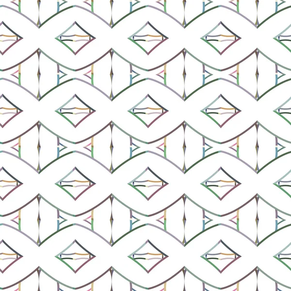 Geometrik şekilli kusursuz desen vektör çizimi